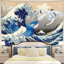 lugia Vs Kyogre Pokemon The Great Wave Tapestry