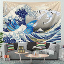 lugia Vs Kyogre Pokemon The Great Wave Tapestry