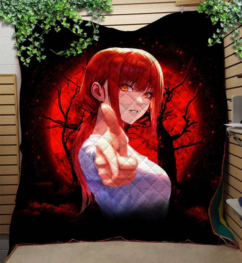 Makima Chainsaw Man 2 Moonlight Quilt Blanket Nearkii