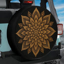 Mandala Flower Art Jeep Car Spare Tire Cover