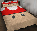 Mario Mushroom Red Quilt Bed Sets