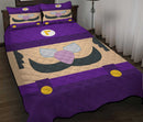 Mario Waluigi Purple Quilt Bed Sets