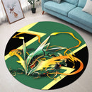 Mega Rayquaza X Pokemon Round Rug