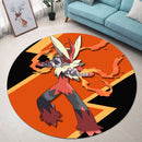 Mega Blaziken Pokemon Round Rug