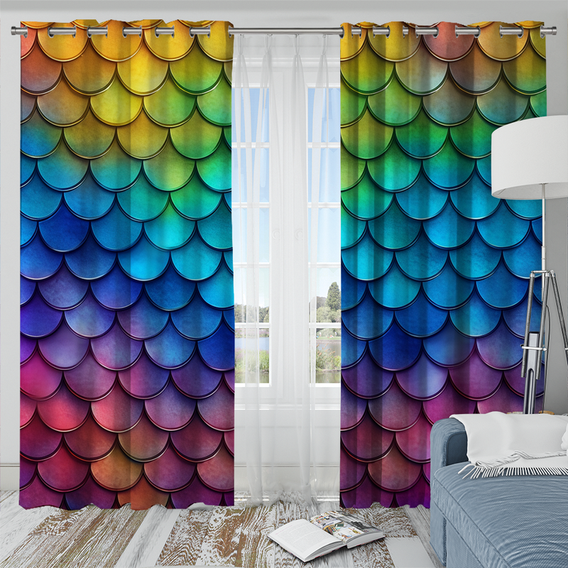 Mermaid Window Curtain