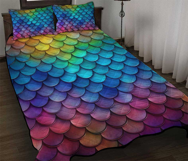 Mermaid Scale Quilt Bed Sets