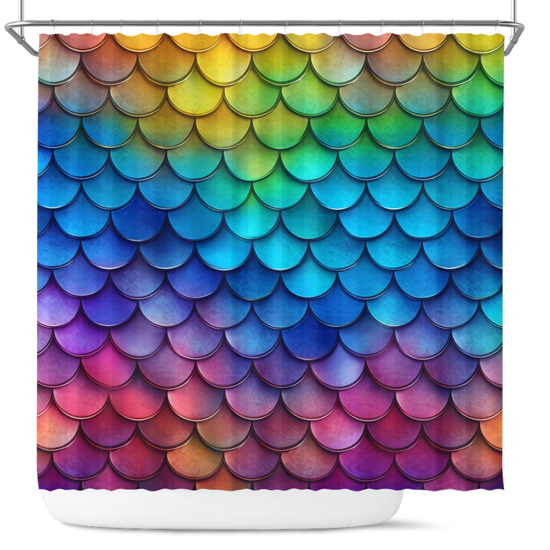 Mermaid Scale Shower Curtain