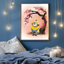 Minion Japan Cherry Blossom- Living Room - Canvas Wall Art - Print - Wall Decor