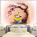 Minion Cherry Blossom Tapestry