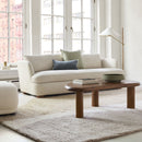 Camel Modern Wave Shag Minimalist Rug Home Room Decor