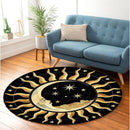Moon And Sun Round Rug