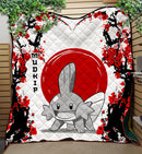 Mudkip Pokemon Japan Style Quilt Blanket