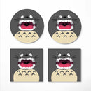 My Neighbor Totoro Ghibli Funny Ceramic Decor Coaster - Gift Idea