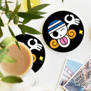 Nami One Piece Icon Skull Ceramic Decor Coaster - Gift Idea