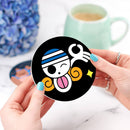 Nami One Piece Icon Skull Ceramic Decor Coaster - Gift Idea