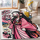 Nezuko Demon Slayer Japan Rectangular Area Rug