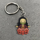 Demon Slayer Nezuko Yoga Keychain