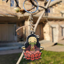 Demon Slayer Nezuko Yoga Keychain