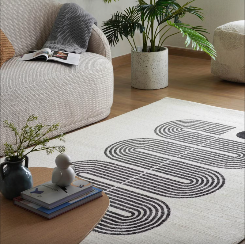 Microfiber Rug Minimalist Rug Home Room Decor