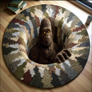 Bigfoot Carpet Round Rug