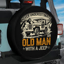 Never Underestimate An Old Man With A Jeep Car Spare Tire Cover