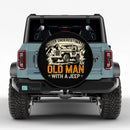 Never Underestimate An Old Man With A Jeep Car Spare Tire Cover