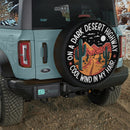 On A Dark Desert Highway Cool Wind In My Hair Jeep Car Spare Tire Cover