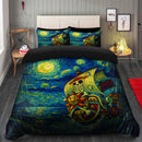 One Piece Ship Starry Night Bedding Set