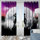 One Piece Sunset Car Back Seat Covers Window Curtain