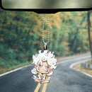 One Piece Anime Luffy Gear 5 Chibi Car Ornament Custom Car Accessories Decorations