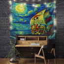 One Piece Ship Starry Night Tapestry