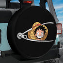 One Piece Luffy Anime Unzipped Jeep Car Spare Tire Cover