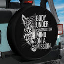 Panther Mind On A Mission Jeep Car Spare Tire Cover