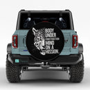 Panther Mind On A Mission Jeep Car Spare Tire Cover