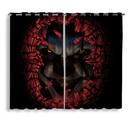 Pennywise It Horror Break Wall Window Curtain