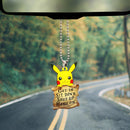 Pikachu Pokemon Get In Sit Down Shut Up Hang On Car Ornament Custom Car Accessories Decorations