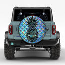 Pineapple Mermaid Jeep Car Spare Tire Cover