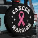 Pink Ribbon Warrior Jeep Car Spare Tire Cover