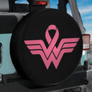 Pink Wonder Woman Awareness Jeep Car Spare Tire Cover