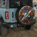 Stained Glass Planets & Universe Galaxy Jeep Car Spare Tire Cover