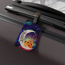 Pochita Chainsaw Man Anime Love You To The Moon Galaxy Luggage Tag