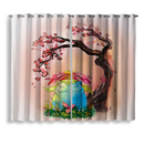 Pokemon Cherry Blossom Window Curtain