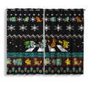 Pokemon Starter 1 Walking Window Curtain