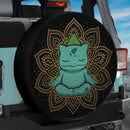 Pokemon Bulbasaur Yoga Meditation Mandala Jeep Car Spare Tire Cover