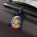Pokemon Pikachu Couple Love You To The Moon Galaxy Luggage Tag