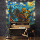 Predator Badlands Dek And Thia Starry Night Tapestry