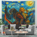 Predator Badlands Dek And Thia Starry Night Tapestry