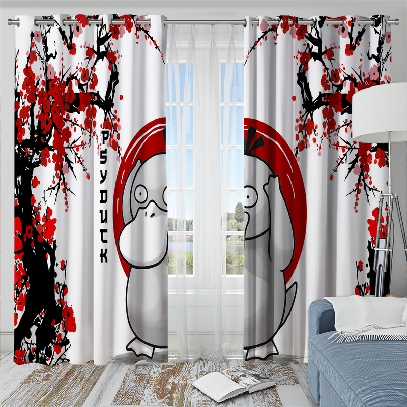 Psyduck Pokemon Japan Style Window Curtain