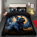 Pug Dog Starry Night Bedding Set