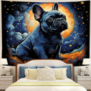 Pug Starry Night Tapestry
